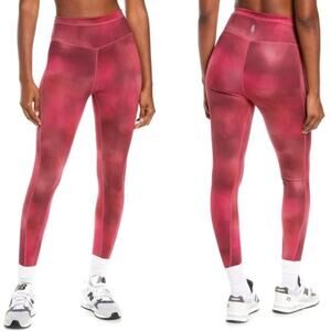 Free People Movement Beat The Heat Reversible Leggings Red Size S